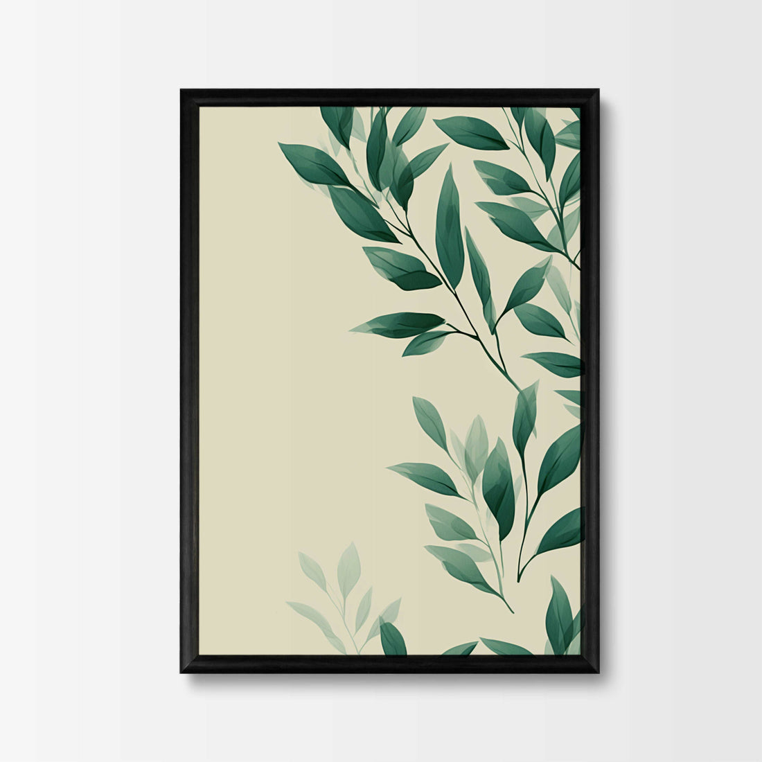 Poster Minimal Leaves - Add sophistication to your home