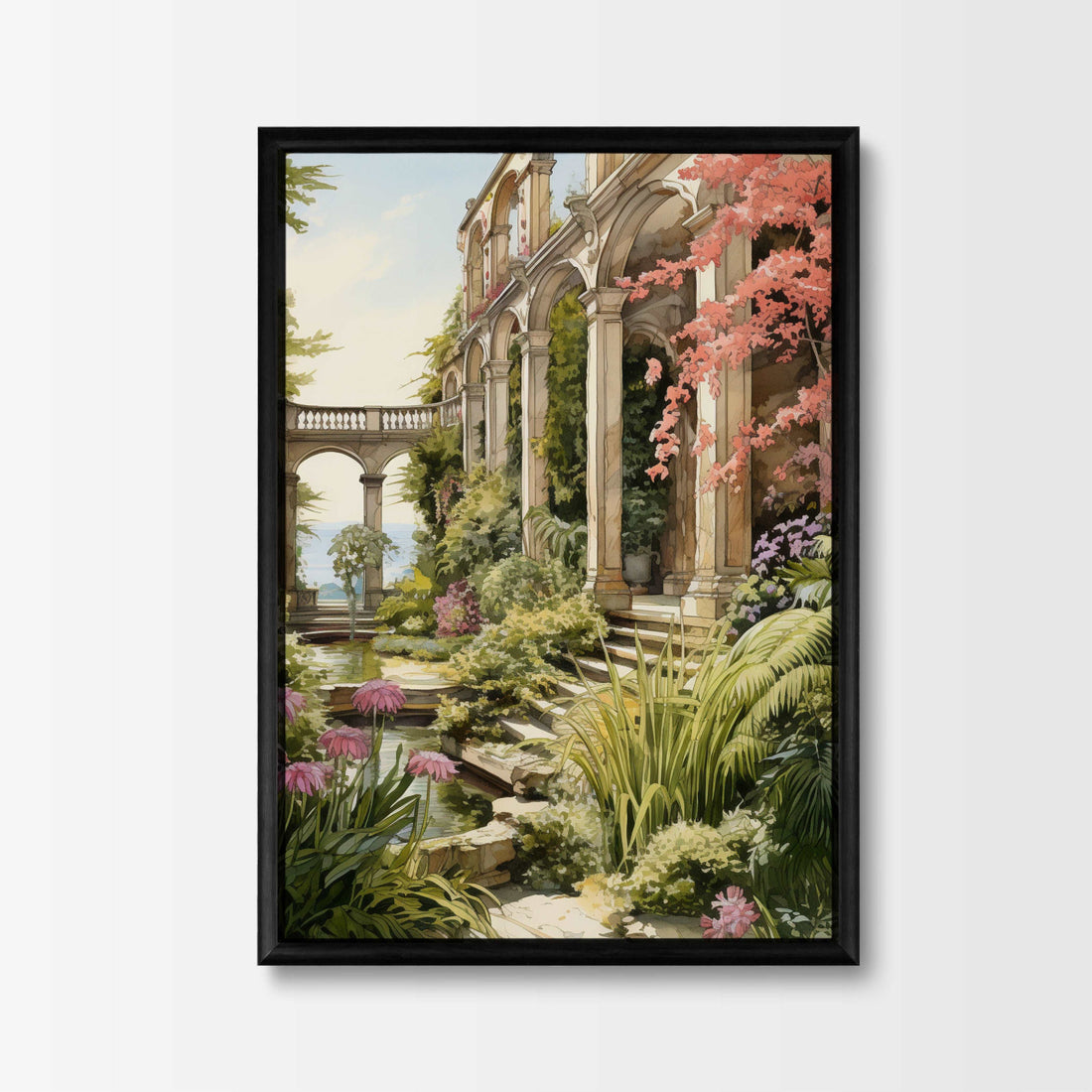 Poster Serene Garden - Add sophistication to your home