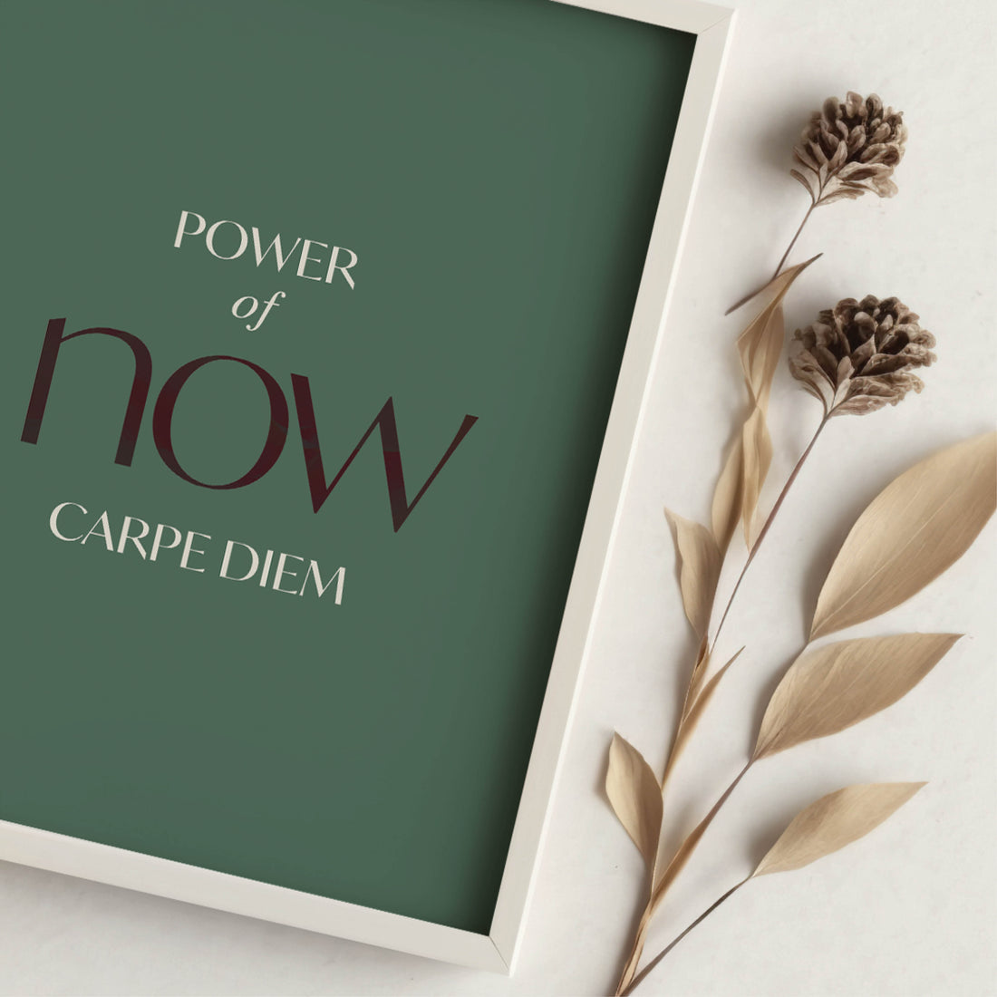 Poster Carpe Diem Scandinavian Poster -Add sophistication to your home