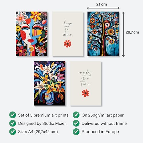 The Blossoming 5 - Poster Set