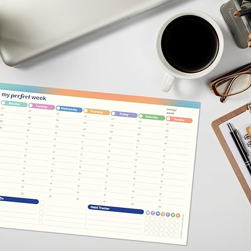 Undated Weekly Planner Pad
