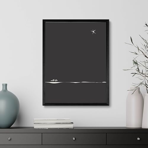Studio Moien Abstract Framed Posters - A3 Size (21 x 29.7 cm), Abstract Modern Art Prints, Designed in Luxembourg, Made in the EU, 250 gsm Matte Paper (Northstar)