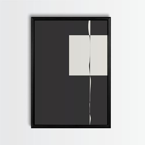 Studio Moien Abstract Framed Posters - A3 Size (21 x 29.7 cm), Abstract Modern Art Prints, Designed in Luxembourg, Made in the EU, 250 gsm Matte Paper (Square)
