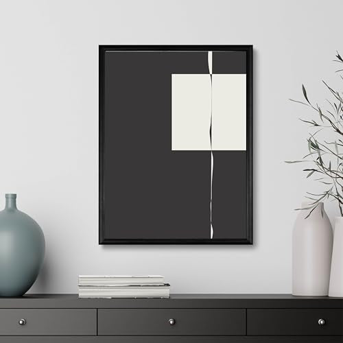 Studio Moien Abstract Framed Posters - A3 Size (21 x 29.7 cm), Abstract Modern Art Prints, Designed in Luxembourg, Made in the EU, 250 gsm Matte Paper (Square)