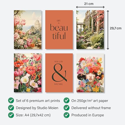 The Floral Set (6 Poster Set)