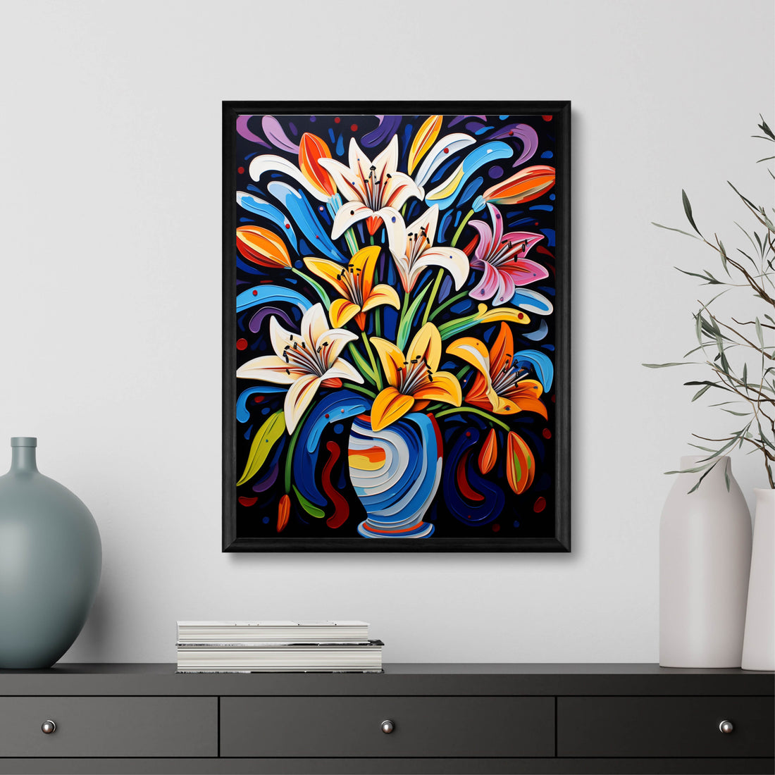 Poster Vivid Bouquet - Add sophistication to your home