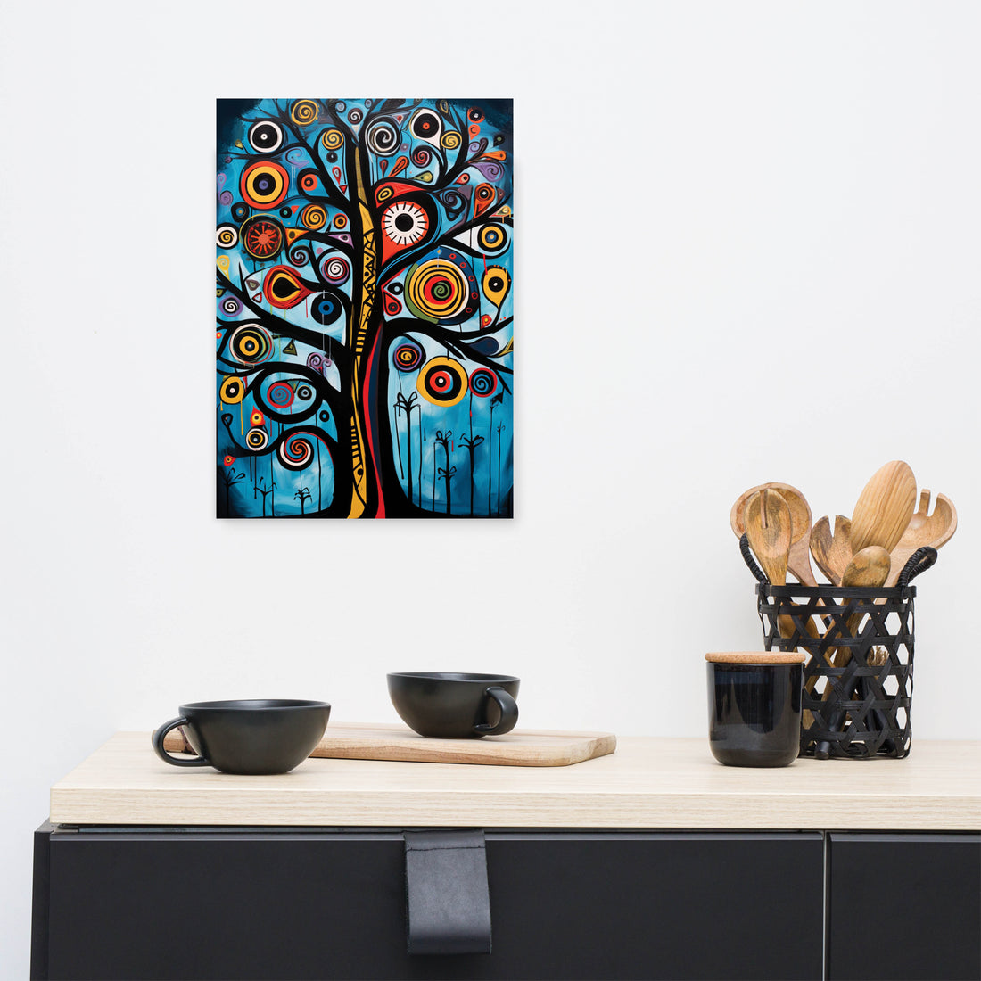 Poster Vibrant Arboretum - Add sophistication to your home