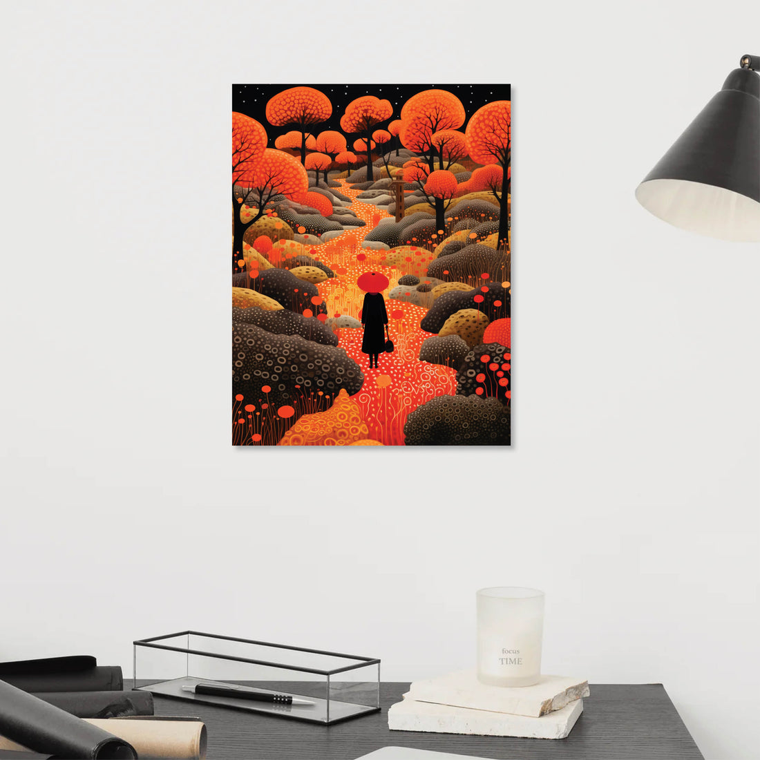 Poster Forest Polka Dot - Add sophistication to your home