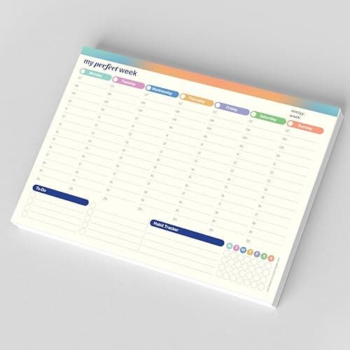 Studio Moien weekly planner pad, view 1