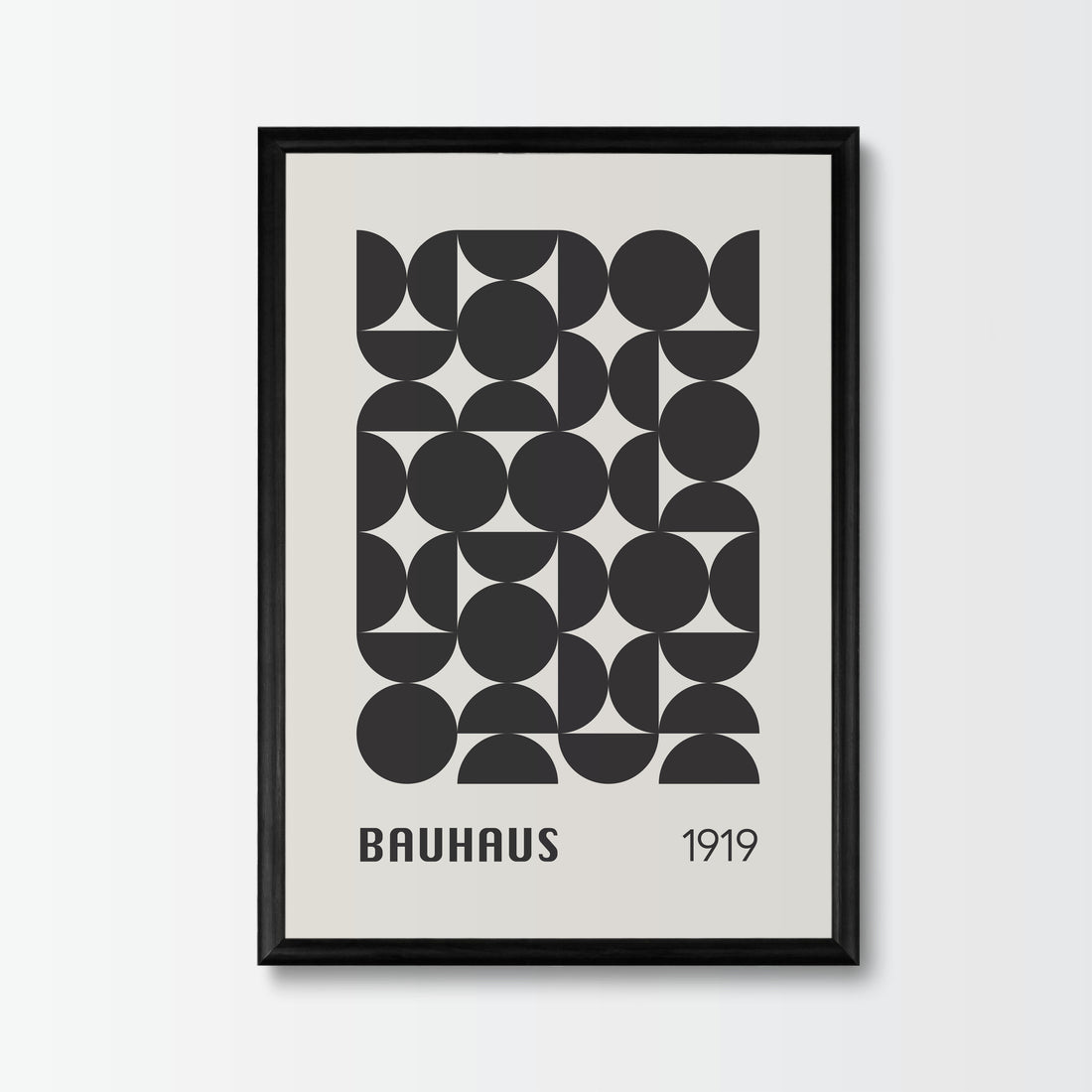 Bauhaus Poster 1919 Circles - Add sophistication to your home