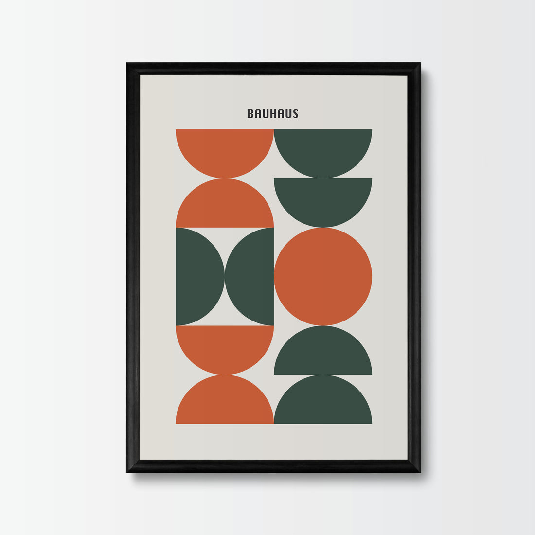 Bauhaus Poster Retro Circles - Add sophistication to your space