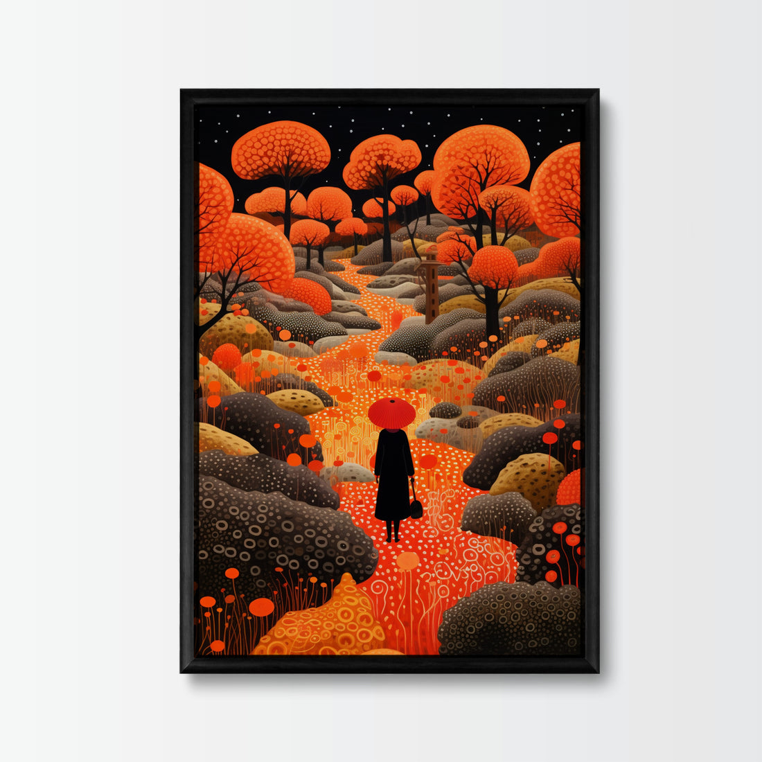 Poster Forest Polka Dot - Add sophistication to your home