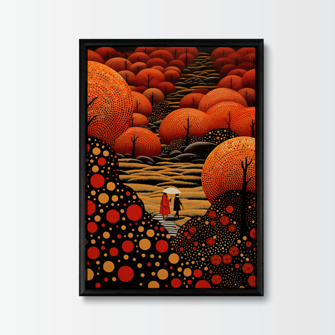 Poster Landscape Polkadot - Add sophistication to your home