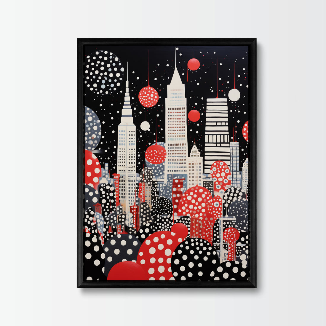 Poster Metropolitan Polkadot - Add sophistication to your home