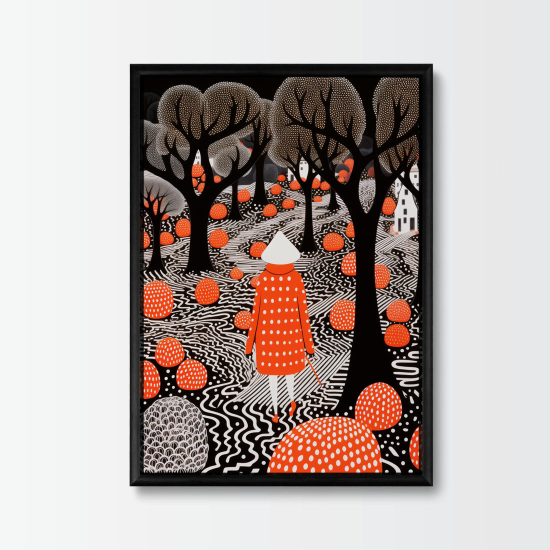 Poster Wanderer Polka Dot - Add sophistication to your home