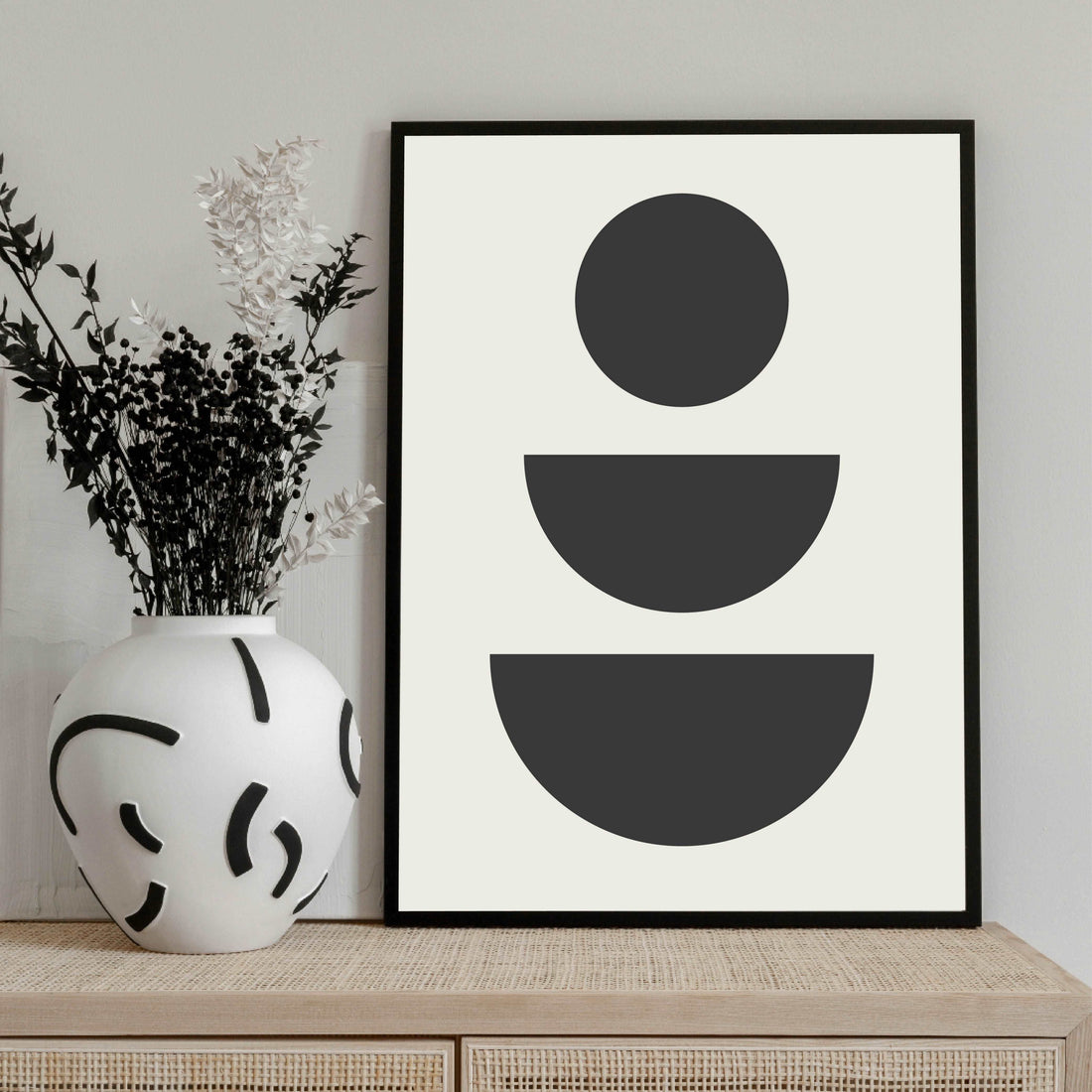 Poster Balanced Triad - Add sophistication to your home