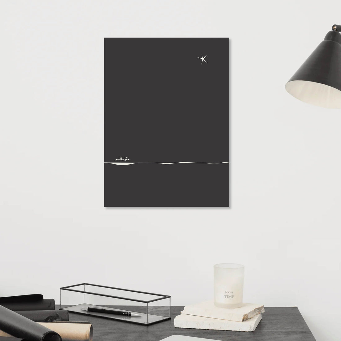 Poster North Star Papercut - Add sophistication to your home