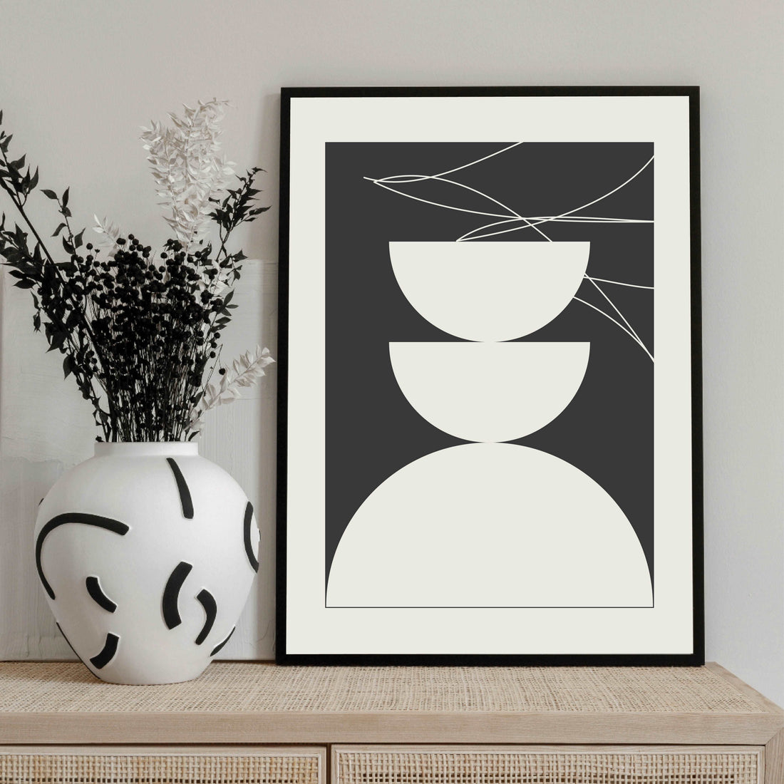 Poster Abstract Balance - Add sophistication to your home
