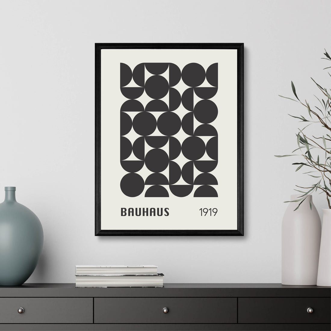 Bauhaus Poster 1919 Circles - Add sophistication to your home