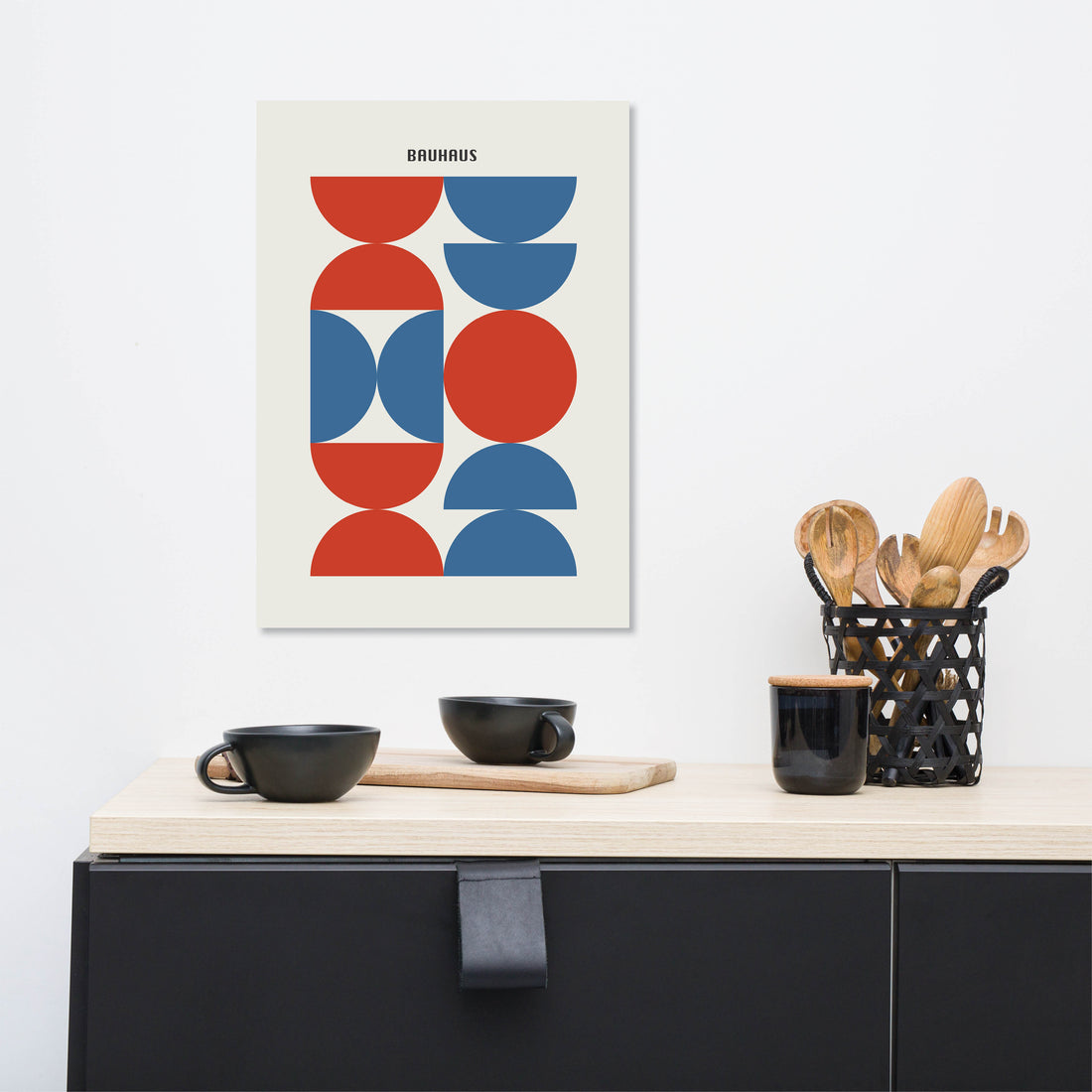Bauhaus Poster Vibrant Circles - Add sophistication to your home