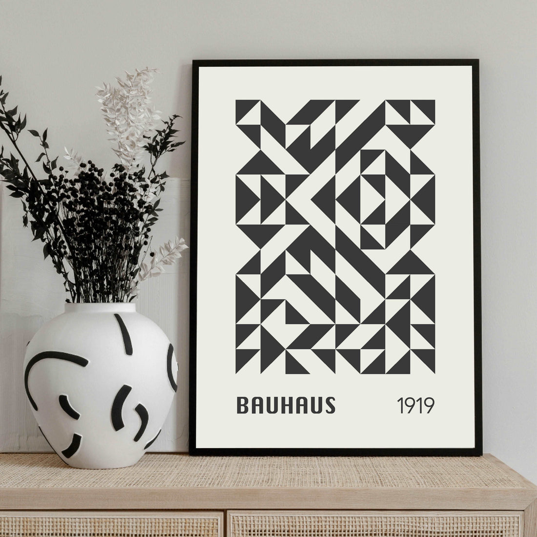 Bauhaus Poster 1919 Edges - Add sophistication to your home