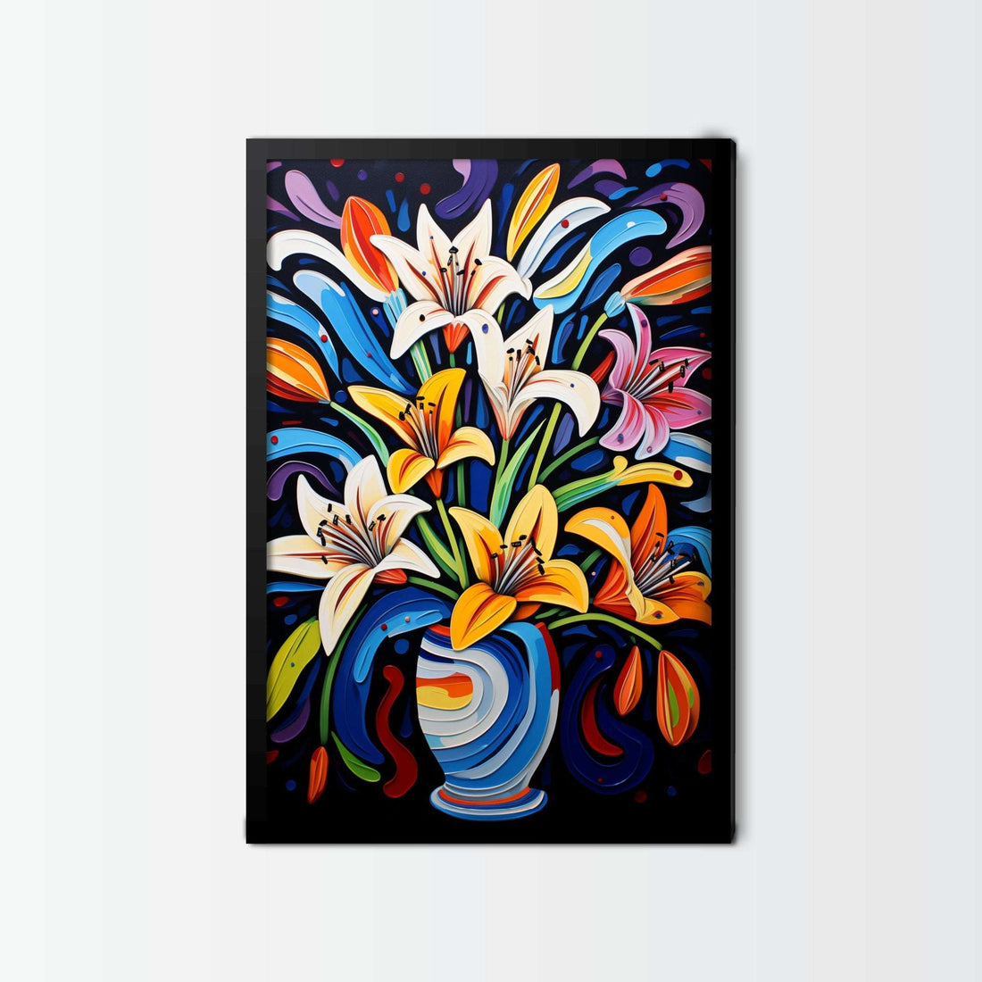 Poster Vivid Bouquet - Add sophistication to your home
