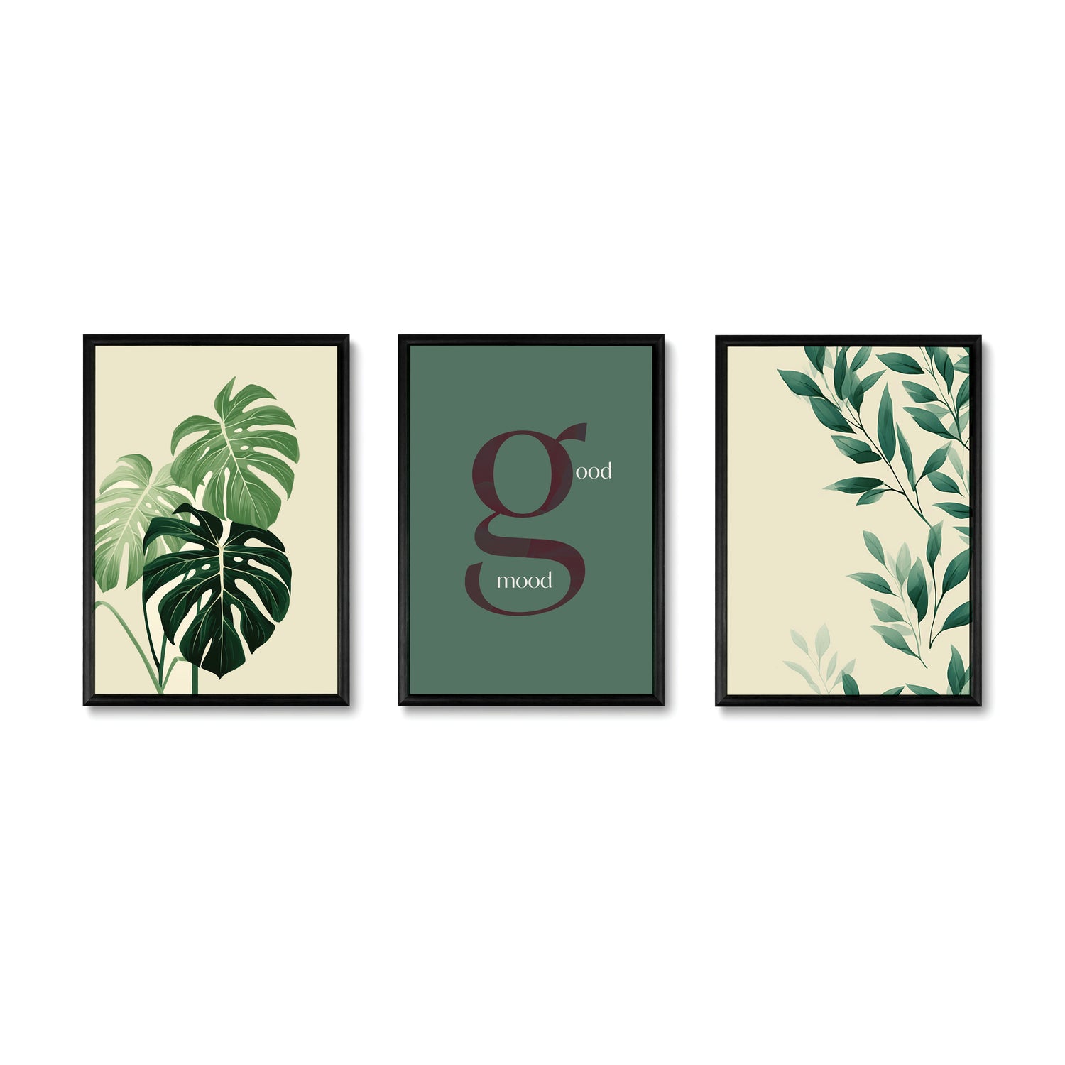 Gallery Wall - Scandinavian Botanical Set -Sophistication to your home