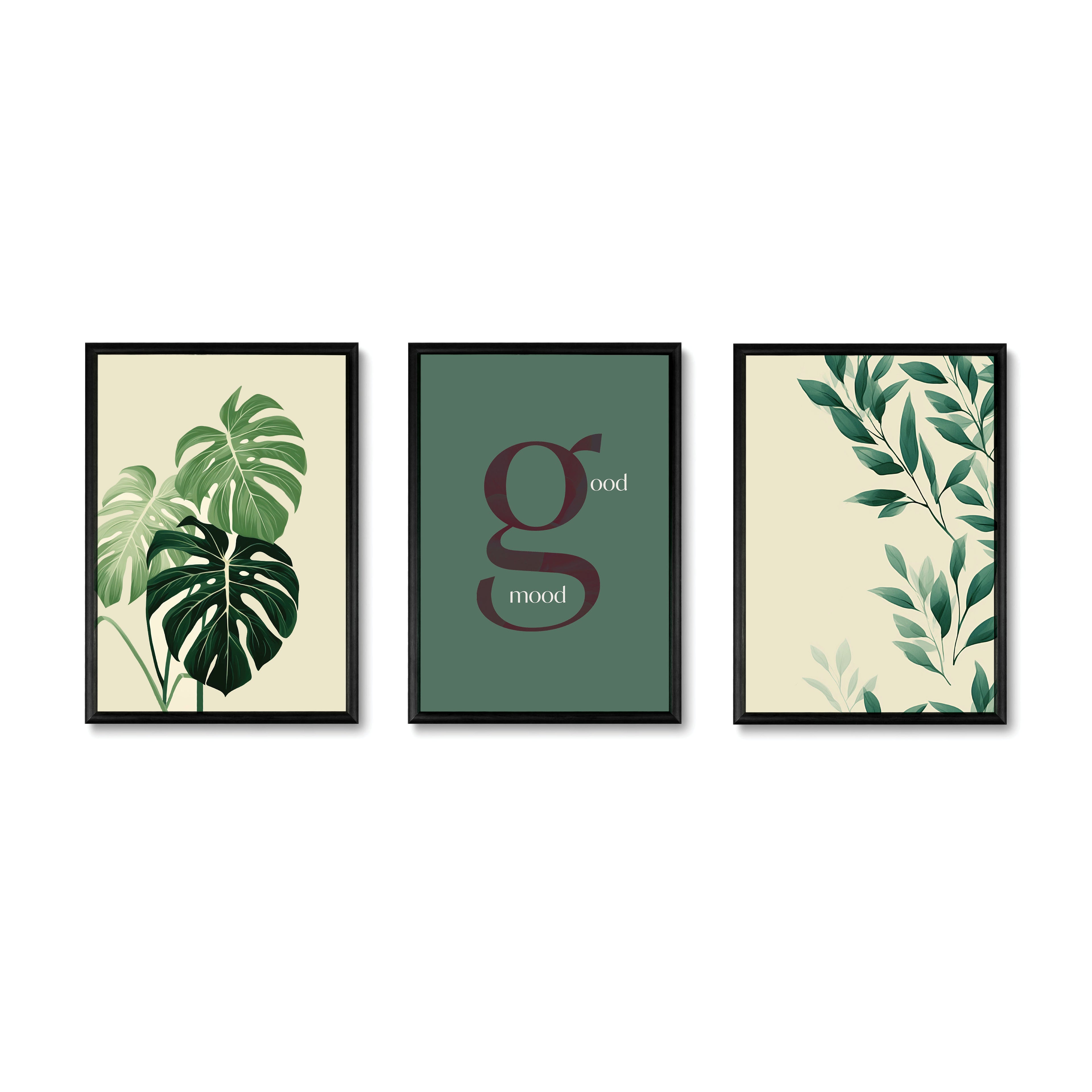 Gallery Wall - Scandinavian Botanical Set -Sophistication to your home