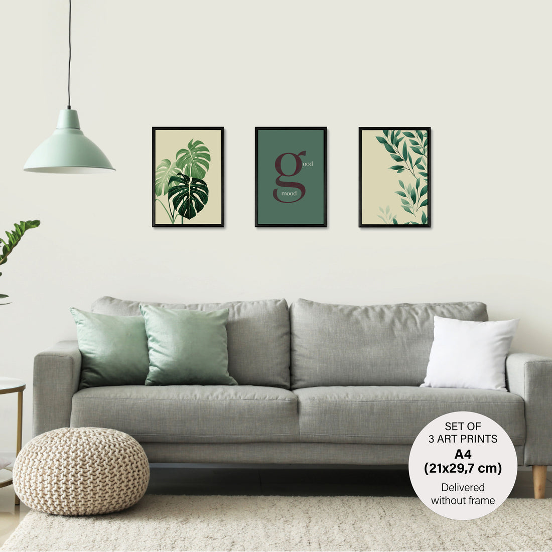 Gallery Wall - Scandinavian Botanical Set -Sophistication to your home