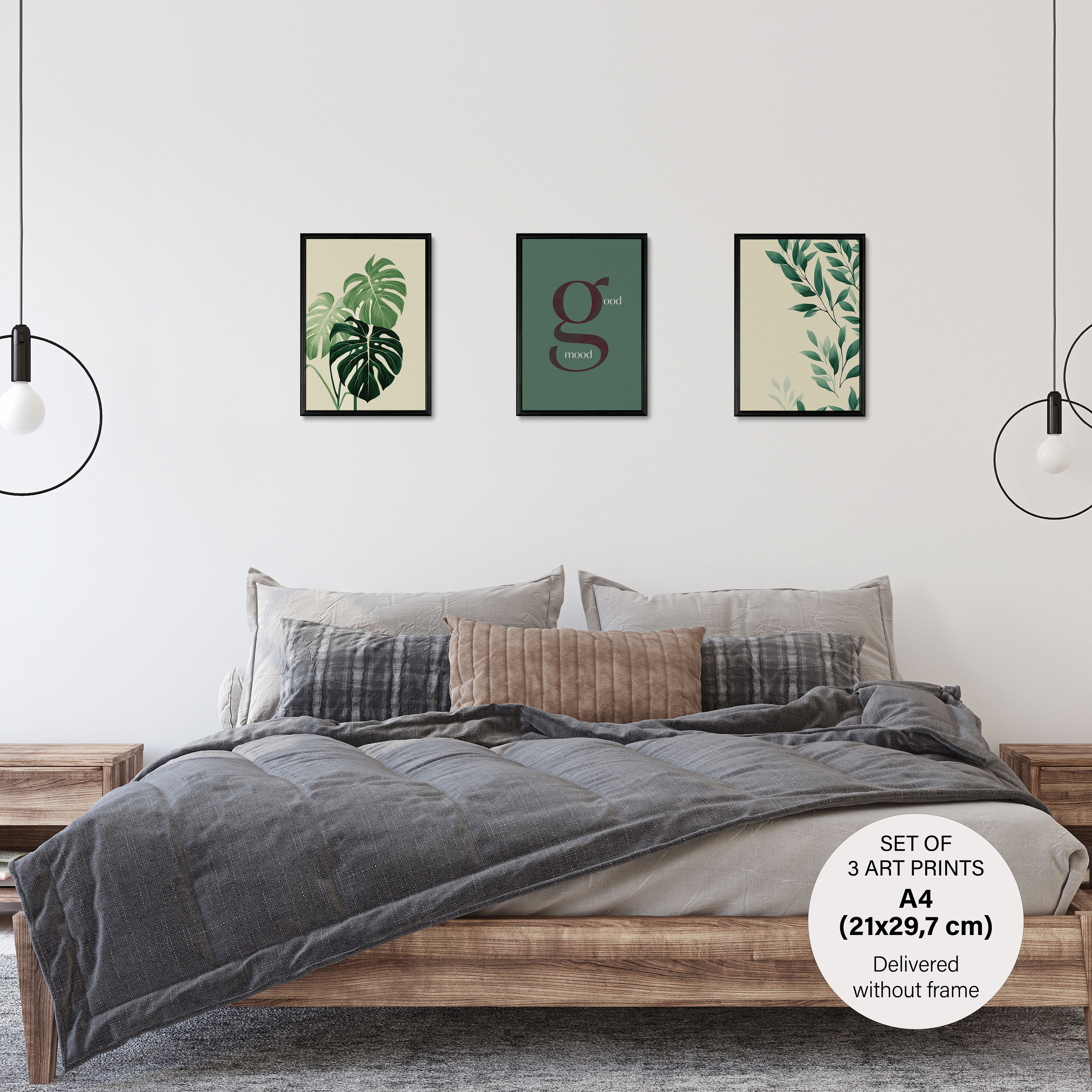 Gallery Wall - Scandinavian Botanical Set -Sophistication to your home