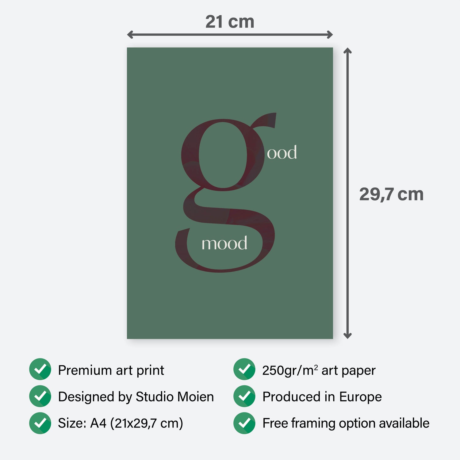 Poster Mood Booster - Add sophistication to your home