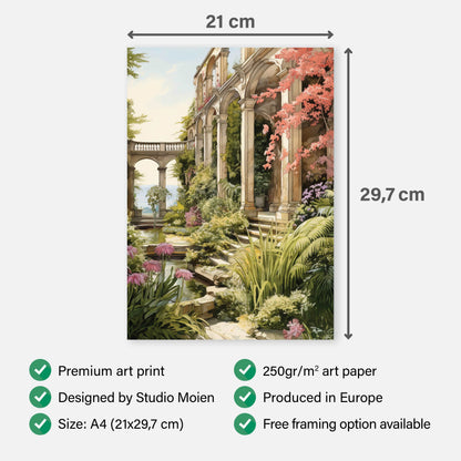 Poster Serene Garden - Add sophistication to your home