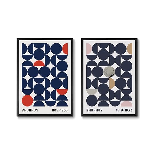 Studio Moien XXL Bauhaus Poster (A1) – Vintage Wall Decor for Bedroom, Living Room, Kitchen, &amp; More