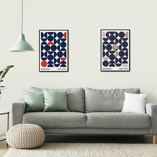 Studio Moien XXL Bauhaus Poster (A1) – Vintage Wall Decor for Bedroom, Living Room, Kitchen, &amp; More