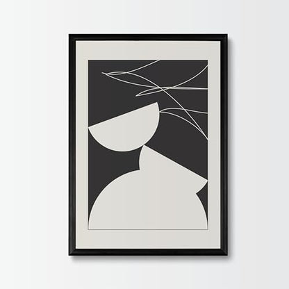 Studio Moien Abstract Framed Posters - A3 Size (21 x 29.7 cm), Abstract Modern Art Prints, Designed in Luxembourg, Made in the EU, 250 gsm Matte Paper (Collapse)