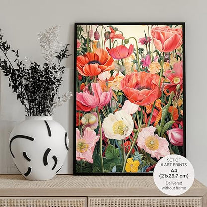 The Floral Set (6 Poster Set)