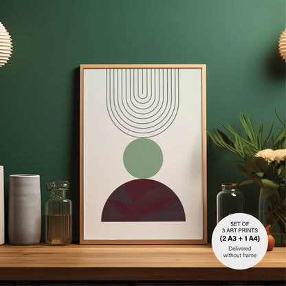 Scandinavian Carpe Diem Set - 3 Posters without Frame - Gallery Wall